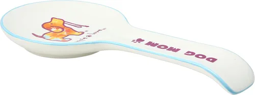 Miniatura 6 de Pavilion Gift Company - Dog Mom-Tie Dye - Soporte para cucharas de 9.25", blanco