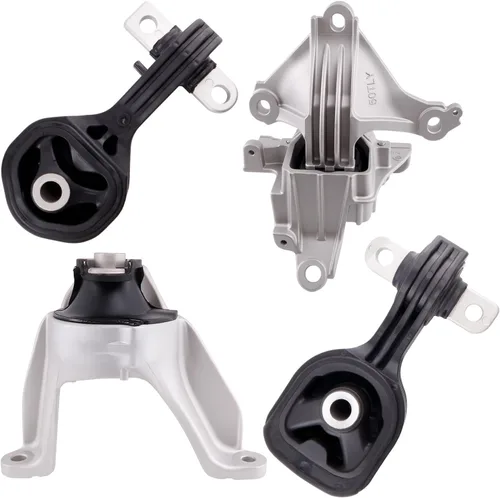 Miniatura 14 de Juego de 4 soportes de motor compatibles con CR-V 2.4L Auto 2002 2003 2004 2005 2006 para reemplazo de transmisión para A4504 A6597 A6596 A4506