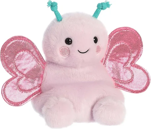 Miniatura 3 de Aurora® Adorable Palm Pals™ Petunia Butterfly™ - Peluche de mariposa coleccionable y divertido para niños y coleccionistas adultos - Perfecto