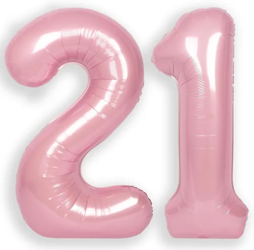 Miniatura 29 de Globo Número 0 de 40 Pulgadas para Niño o Niña Rosa Grande 0-9 Papel de Aluminio Mylar Grande Globo Número 0 Feliz Cumpleaños 0 Fiesta Aniversario