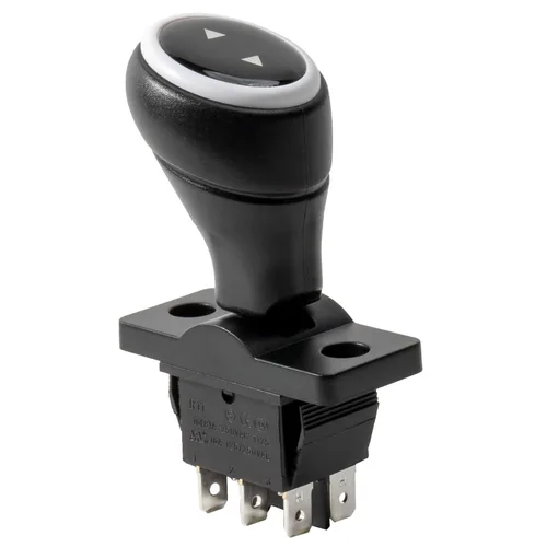 Miniatura 4 de 2 piezas 6 V 12 V weelye niños parachoques coche Joystick piezas de repuesto hacia adelante interruptor de marcha atrás joystick, rotación del coche