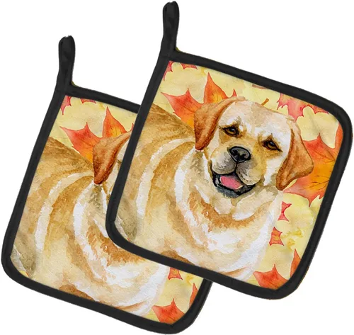 Miniatura 194 de Caroline's Treasures BB9655PTHD - Juego de soportes para ollas de cocina resistentes al calor, almohadillas calientes para horno, 7 1/2 x 7 1/2