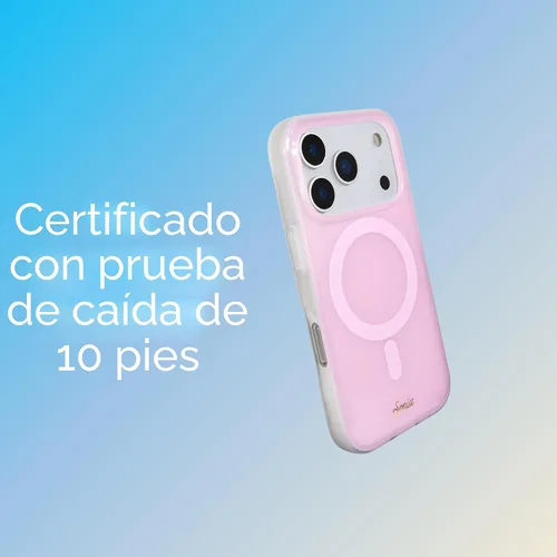 Miniatura 3 de Sonix - Funda para iPhone 17 Pro Max, compatible con MagSafe, probada contra caídas de 10 pies, rosado, jalea