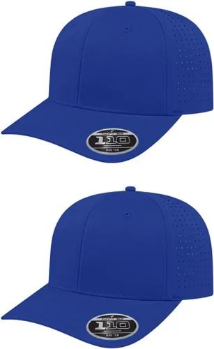 Miniatura 35 de Cap America i8533 Flexfit 110 Gorra Snapback Perforada de Rendimiento de Perfil Medio de 6 Paneles con Protección UV y Snapback Ajustable