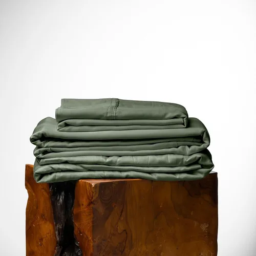 Miniatura 17 de Olive + Crate Tencel Lyocell - Juego de sábanas tamaño individual de eucalipto, juego de sábanas extralargas, sábanas refrescantes de Tencel