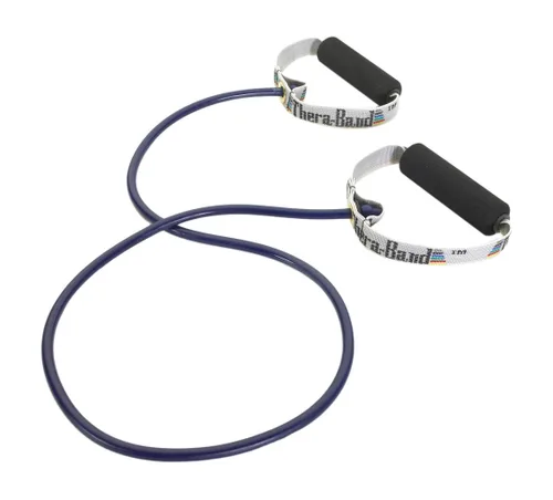 Miniatura 6 de THERABAND Tubería profesional de la resistencia del látex con las asas para el ejercicio de la parte superior del cuerpo, la rehabilitación