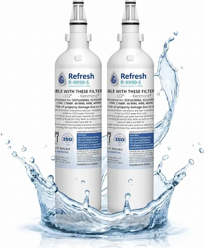 Miniatura 5 de Refresh Plus R-9990 Reemplazo para LG 5231JA2006A, 5231JA2006B, LT600, LT600P también se adapta a Kenmore 46-9990, 9990, 469990 filtro de agua