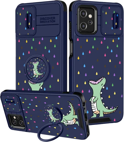 Miniatura 64 de para Moto G 5G 2023 funda - Cubierta de teléfono linda con corazón para mujeres y niñas, diseño único negro con cubierta deslizante para la cámara