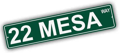 Arizona Mountains Pick Your Mountain Compatible/Reemplazo para 22 Mesas United States Mountain Aluminio Metal Tin Street Sign Style Decoración del