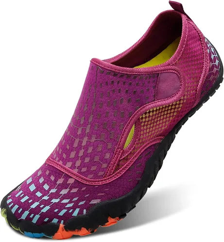 L-RUN Calzado acuático para mujer y hombre, calzado atlético tipo calcetín que brinda sensación de estar descalzo, para senderismo, deportes