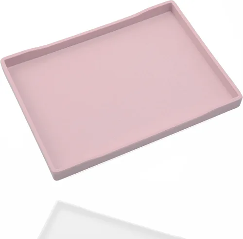 Miniatura 36 de Mini bandeja negra pequeña (8 x 4 pulgadas) para encimera de cocina, baño para artículos de tocador, accesorio de café, bar, condimentos