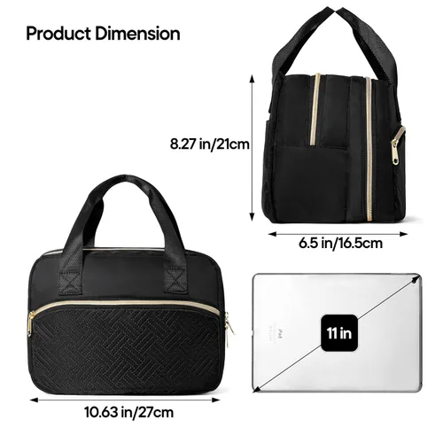 Miniatura 6 de Fasrom Bolsa portátil para extractor de leche con enfriador compatible con bombas Momcozy Medela y Elvie, funda de transporte portátil para madres