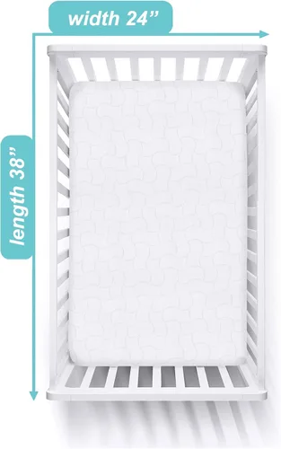 Miniatura 3 de American Baby Company Protector de colchón impermeable ajustable para minicuna de 38" x 24" - Acolchado, silencioso, suave y transpirable Pack n 1