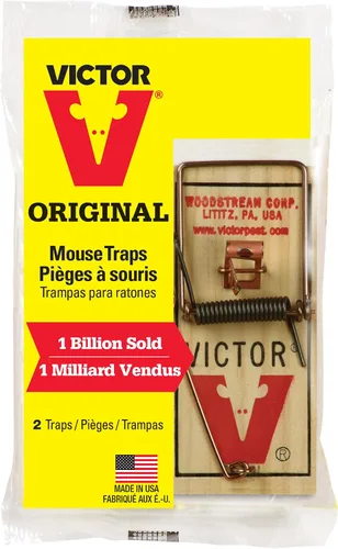 Miniatura 2 de Victor M023 - Trampa de metal para ratones con pedales, color marrón, 2 unidades (paquete de 1)