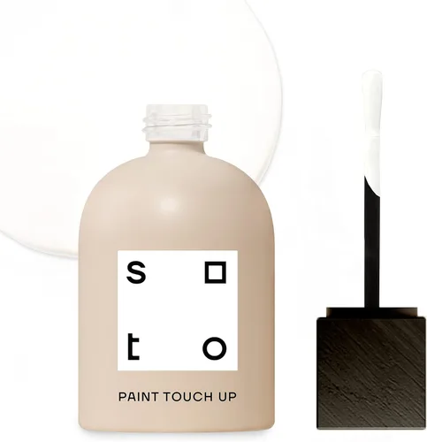 Miniatura 19 de soto Pintura de Retoque Rosa, Multi-Superficie, Acabado Mate (No. 31 Yeso Marroquí) — 10 Mililitros de Reparación de Arañazos para Muebles, Paredes