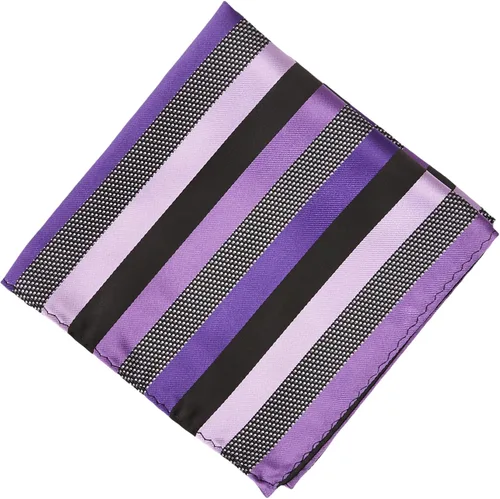Miniatura 3 de Stacy Adams Conjunto de corbata a rayas de microfibra para hombre