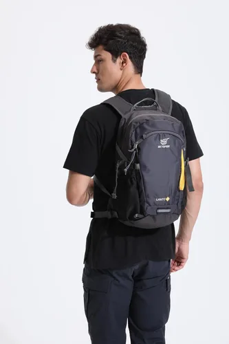 Miniatura 7 de SKYSPER Mochila pequeña para senderismo, mochila de viaje ligera de 20 L, mochila de día para senderismo para mujeres y hombres Lantc20-gris oscuro