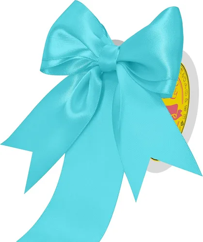 Miniatura 30 de Cinta de satén blanca antigua de doble cara de 1-1/2 pulgadas x 50 yardas, cinta de poliéster para envolver regalos, día de San Valentín, bodas