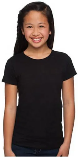 Miniatura 7 de Next Level Camiseta de punto acanalado de princesa para niñas grandes