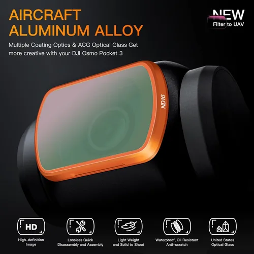 Miniatura 2 de Filtro de niebla negra de bolsillo 4/3, difusión negra, filtro creativo magnético de 1/4, filtros suaves de belleza para cámara DJI Osmo Pocket