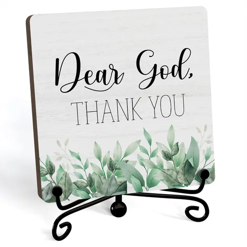 Miniatura 45 de Decoración Inspiradora Cristiana para Escritorio, Letrero "Dios Todavía Está Escribiendo Tu Historia", Decoración de Escritorio para Oficina, Hogar