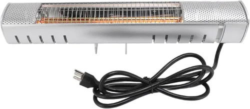 1500W Infrared Outdoor Electric Space Heater, IP65 30 Square Meters Coverage, 3S Fast Heating for Indoor Outdoor Wall, Ideal for Home Backyard