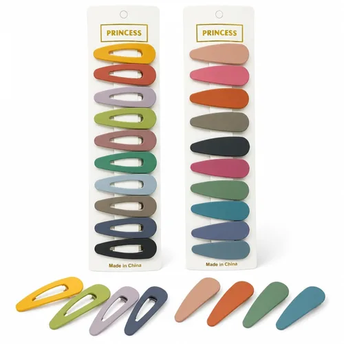 Miniatura 11 de Pasadores pequeños mate para mujeres y niñas, B.PHNE clip de cabello con cierre de 2.1 pulgadas para cabello grueso o fino, lindos colores neutros