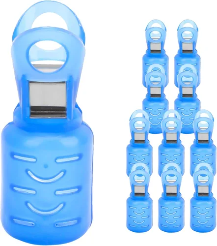 Alomejor Funda para anzuelos de pesca, material EVA, capó protector, ligero, portátil, fácil de abrir y cerrar, paquete de 10