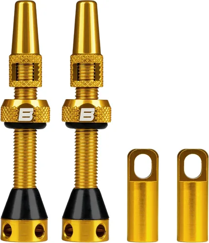 Miniatura 18 de BWSHLF Vástago de Válvula Sin Cámara Presta 40/44/55/60/65/70/80/100 mm, Kit de Vástago Presta de Aleación Super Ligera con Herramienta