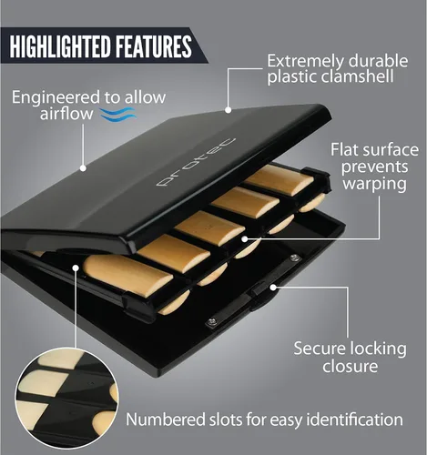 Miniatura 5 de Protec - funda de láminas para saxófono de alto/tenor (negra), Negro opaco, talla única