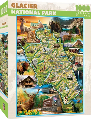 Miniatura 19 de MasterPieces National Parks Maps - Rompecabezas de 1000 piezas para adultos, familia o jóvenes - Parques Nacionales de Estados Unidos por Anderson