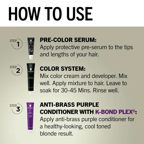 Miniatura 5 de Schwarzkopf con queratina color para el cabello Medium Blonde