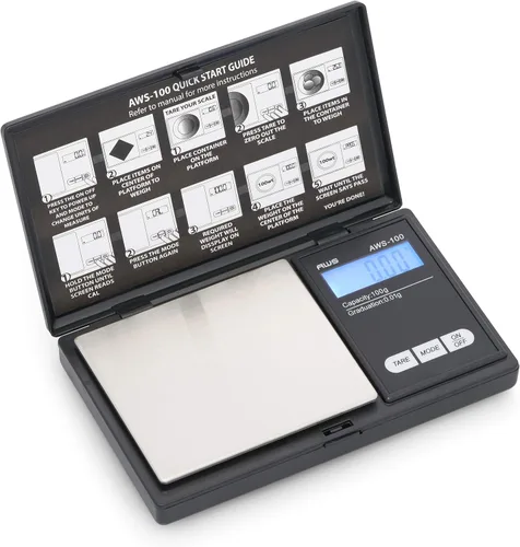 Miniatura 4 de AWS Series Báscula digital de bolsillo, Serie AWS, Negro