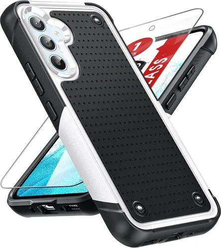 Miniatura 28 de LeYi Funda para Galaxy S21 FE-5G: Funda Samsung S21 FE con protector de pantalla, doble capa protectora de policarbonato duro y TPU suave Android