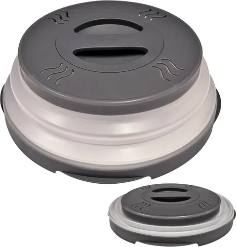 Miniatura 6 de Hover Cover Cubierta magnética para microondas contra salpicaduras con alto poder, agarre magnético más fuerte, tapa de 12 pulgadas plegable libre