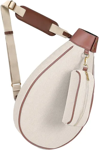 Bolso cruzado de bádminton de tenis para mujeres y hombres, soporte para remo, bolsa de raqueta y squash para regalos de cumpleaños