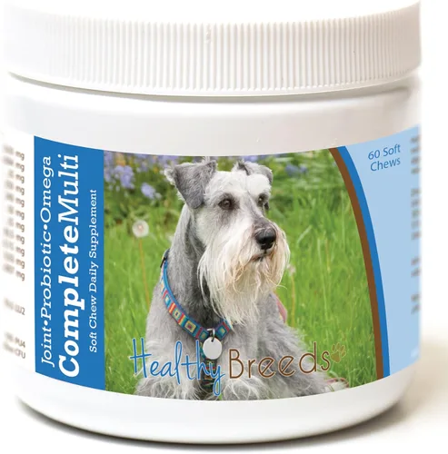 Miniatura 308 de Healthy Breeds Pug todo en uno multivitamínico suave masticable 60