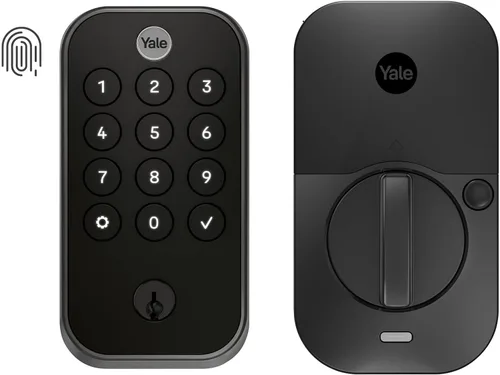 Miniatura 23 de Yale Assure Lock 2 Touch Deadbolt, cerradura de entrada de bronce aceitado con teclado digital táctil y escáner de huellas dactilares con llave