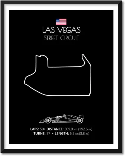 Miniatura 46 de Custom Car Posters Póster hecho a mano compatible con Autodromo Enzo e Dino Ferrari (Imola, Italia), póster de pista de carreras diseñado