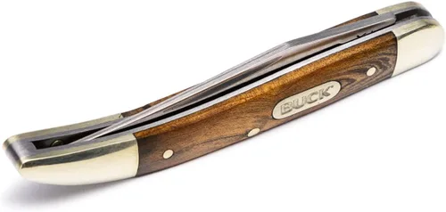 Miniatura 2 de Buck Knives 385 Toothpick, navaja de bolsillo plegable de una hoja con mango de madera
