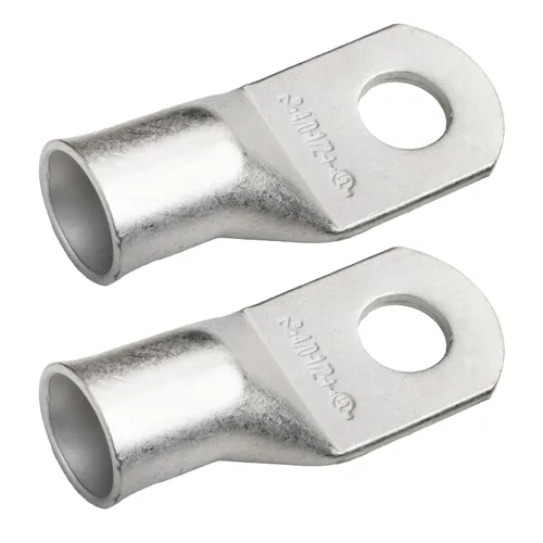 Miniatura 105 de SELTERM 5 piezas terminales de cable de cobre estañado 1/0 AWG perno de 1/2", extremos de cable de batería, terminales de anillo, conectores