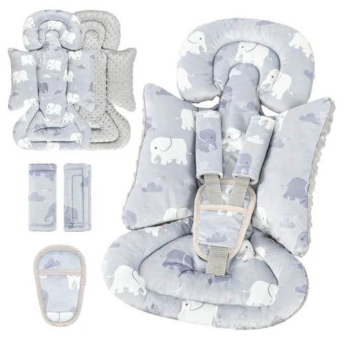 Miniatura 8 de TANOFAR Soporte de Cabeza para Asiento de Coche para Bebé - Inserto para Asiento de Coche Infantil para Niñas y Niños Recién Nacidos - Soporte