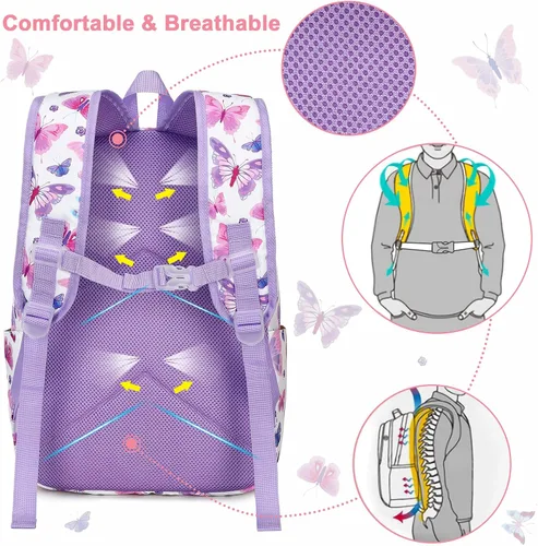 Miniatura 4 de CAMTOP Mochila preescolar para niños, mochila de jardín de infantes, mochila escolar, M