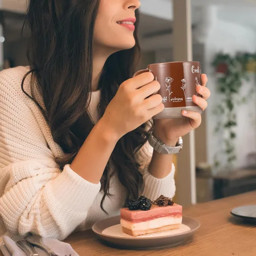 Miniatura 5 de Didaey 10 tazas cristianas a granel para mujeres, 13 onzas, versículos de la Biblia, tazas de café religiosas de cerámica con asas, regalo