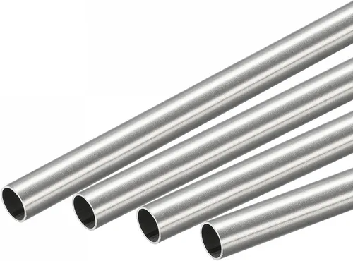 Miniatura 15 de uxcell Tubo redondo de acero inoxidable 304 0.079 in OD 0.006 in espesor de pared 11.811 in longitud 4 piezas