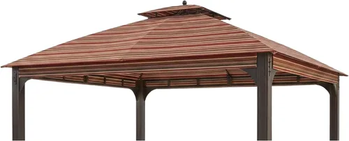 Miniatura 10 de Garden Winds Toldo de repuesto duradero 350 compatible con Shadow Creek de 10 x 12 pies modelo L-GZ1140PST - Palm