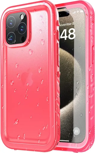 Miniatura 24 de SPORTLINK Funda para iPhone 15 Pro Max, IP68 resistente al agua, protección militar, cuerpo completo, resistente, a prueba de golpes, sellado 360, a
