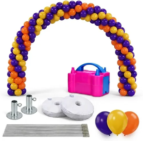 Miniatura 16 de PMU Graduation & Prom DYI Balloon Garland Arch Kit – Reusable Expandable Arch Frame with 2 Bases for Parties, Weddings & Events