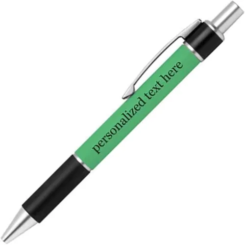 Miniatura 4 de Bolígrafo personalizado – Nombre o mensaje personalizado – Colores o impresiones – Regalo de papelería, suministros para la escuela de negocios