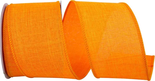 Miniatura 23 de Cinta Reliant Ribbon 92573W-031-09K para borde con alambre Everyday Linen Value, 1-1/2 pulgadas x 50 yardas, color negro